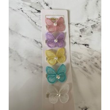 Butterfly Pearl clips